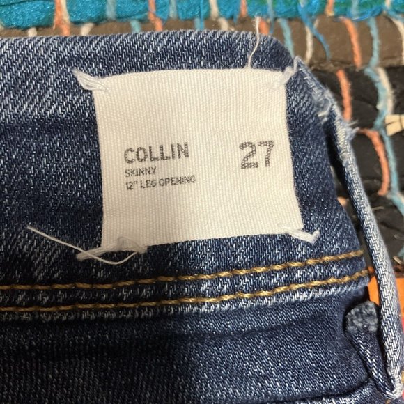 Hudson Collin Women’s Size 27 Blue Skinny Jeans - Picture 12 of 15